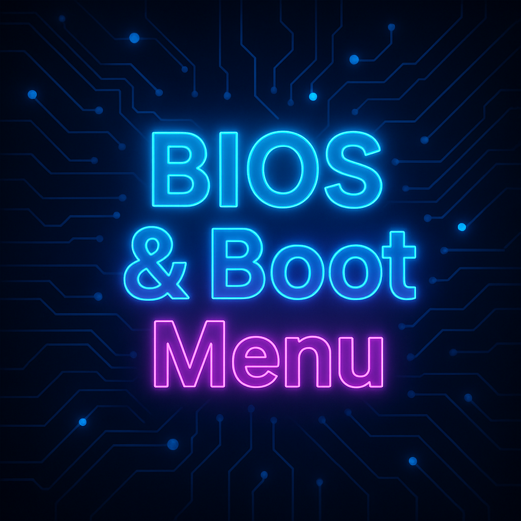 BIOS Boot Menu Key Logo